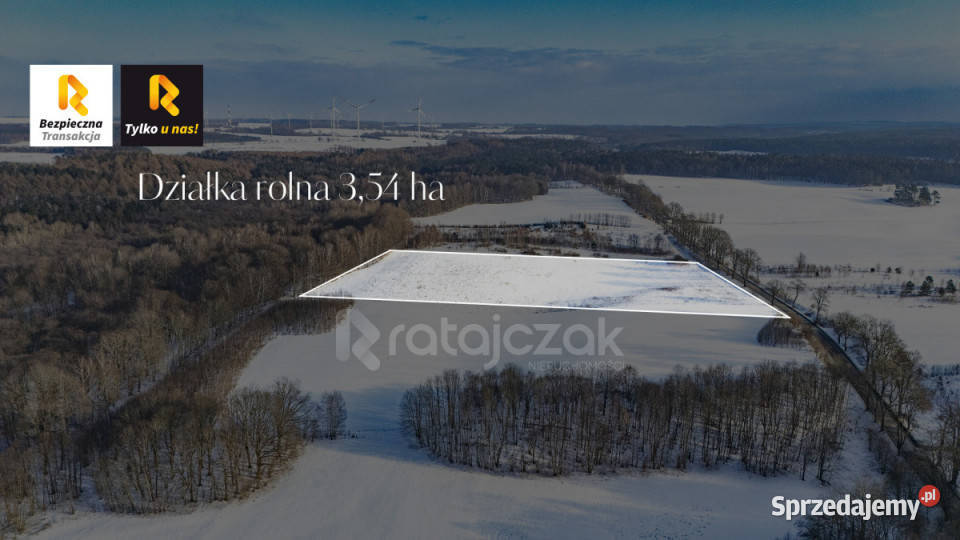 Ziemia Mierzyno 35400m2 szambo pomorskie sprzedam