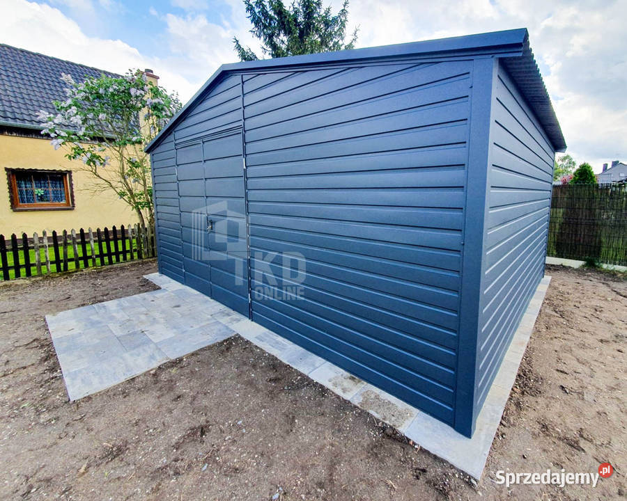 Schowek Domek Ogrodowy 5x4m Brama Dwuskrzydłowa