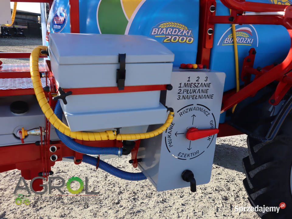 Opryskiwacz Ciągany 2000 l HYDROPAK 15m Biardzki Zaczepiane Mława sprzedam