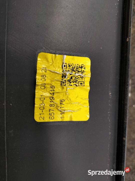 PODSZYBIE PLASTIKOWE EU Skoda Scala I 2019 Rok produkcji 2021 Motoryzacja