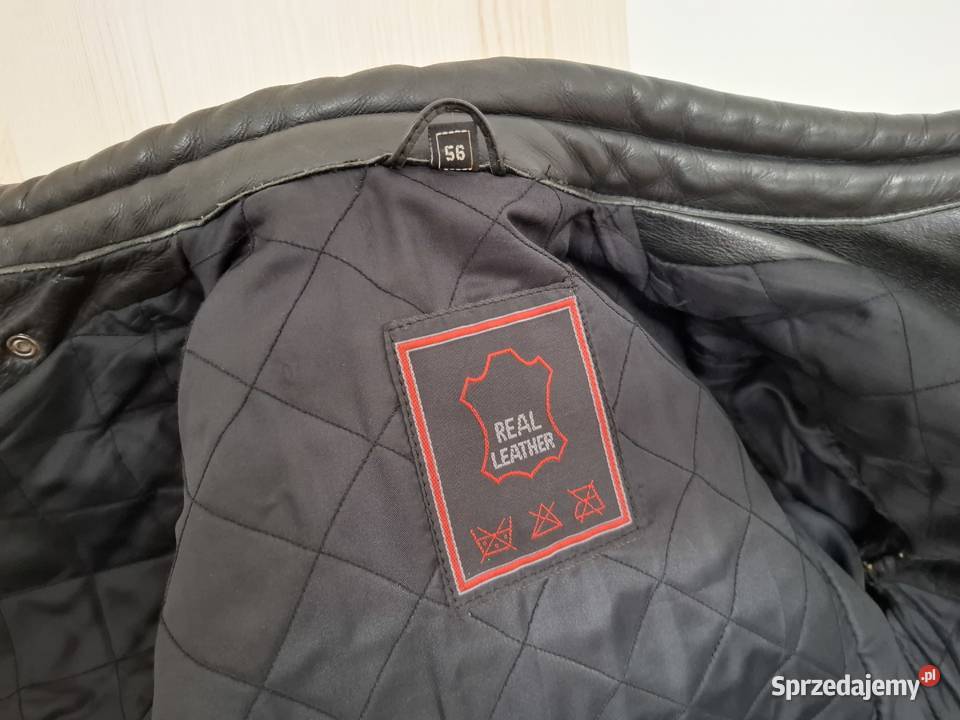 Skórzana kurtka motocyklowa super Motoryzacja Czarnków