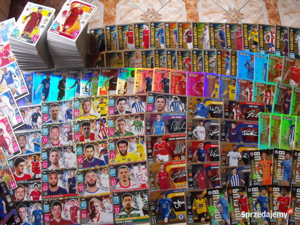 topps Match Attax 202122 KOMPLET kart OKAZJA Pozostałe Mykanów sprzedam
