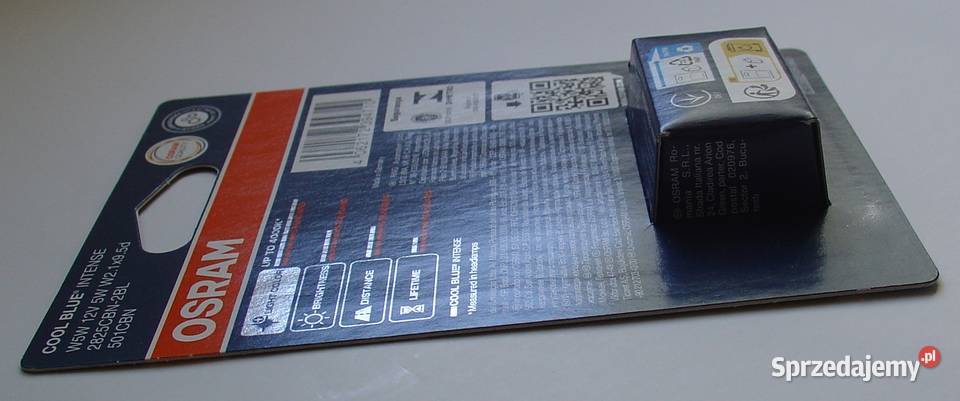 Żarówki W5W Cool Blue Intense OSRAM 2825CBN2BL
