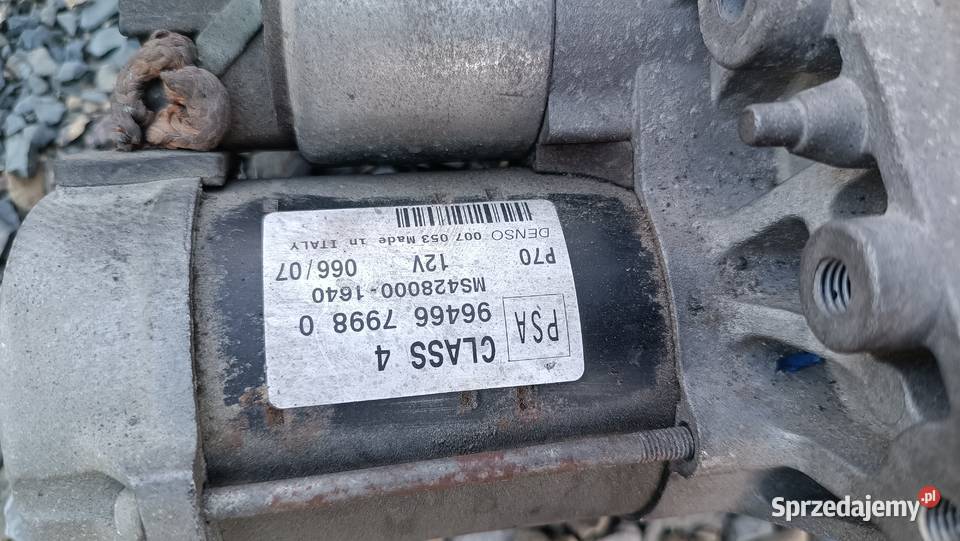 9646679980 Rozrusznik Peugeot 207 16 HDI