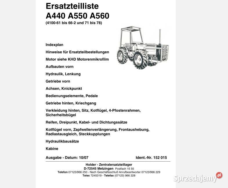 Holder A62 A65 C65 P70 P70A A55 AG35 katalog świętokrzyskie Kielce sprzedam