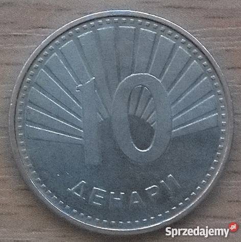 MACEDONIA10 DENARI2008 r PAW MIEDZ NIKIEL CYNK Numizmatyka Legionowo