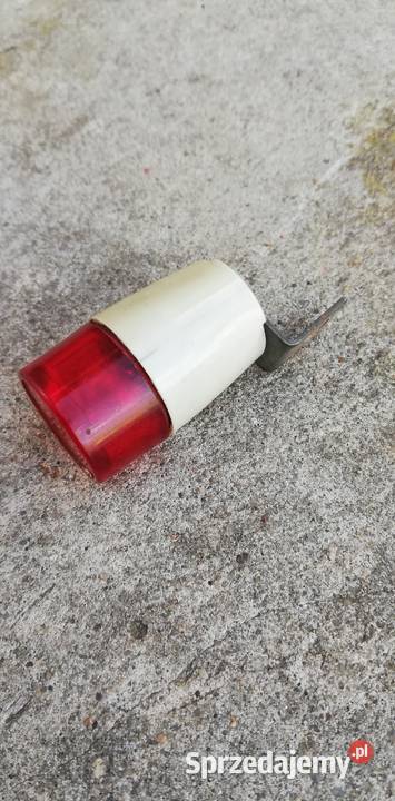 Lampa Lampka Rowerowa Wigry tylna Pchełka PRL mazowieckie Poświętne