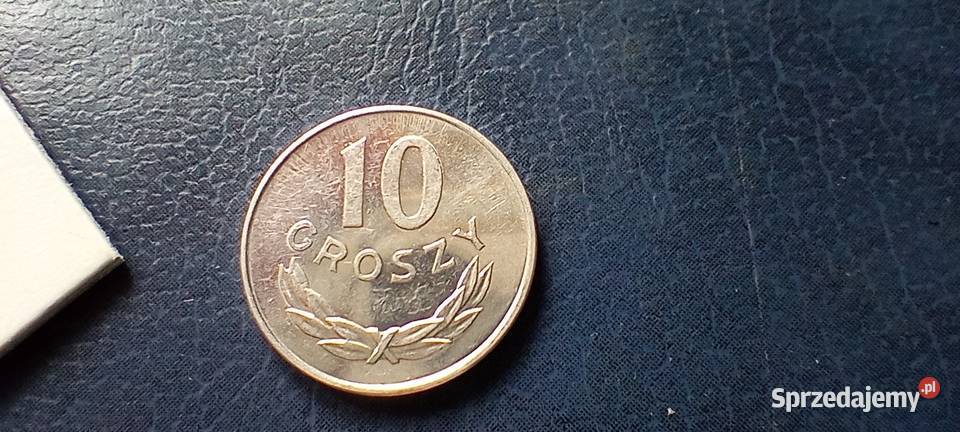 Stare monety 10 groszy 1976 PRL Polska piękna Lesko