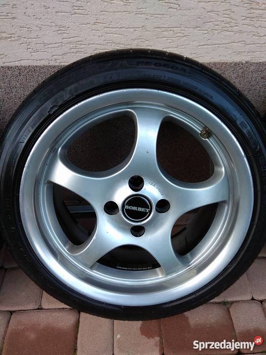 Felgi borbet t 16 75 cala 4x100 z oponami Gnojnica