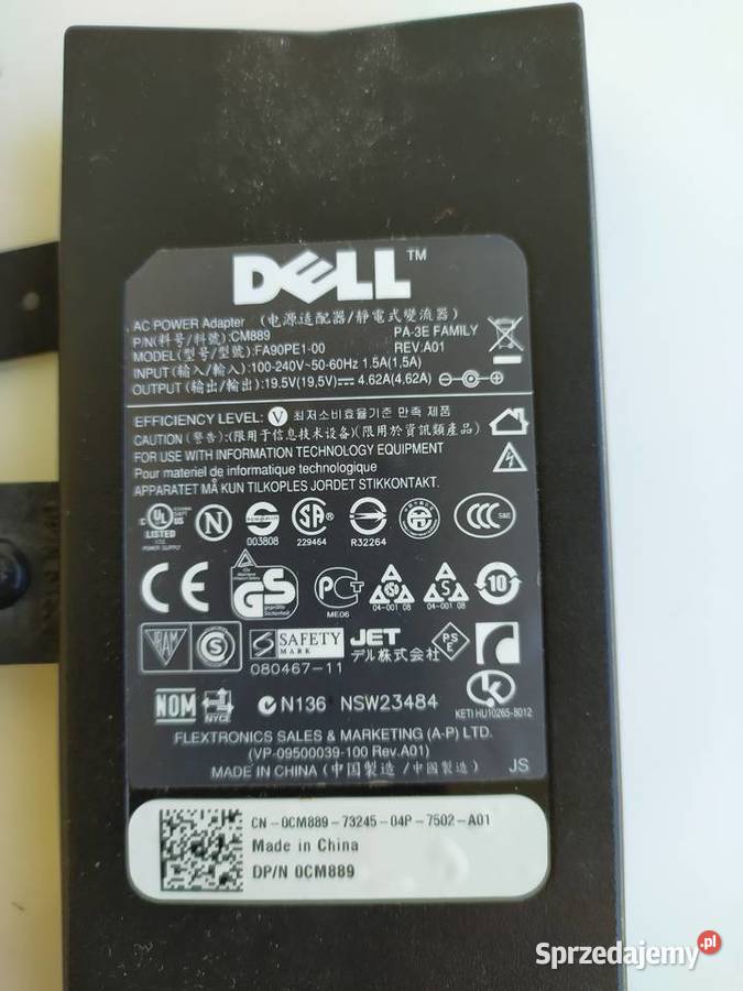 DELL 889 FA90PE100 zasilacz 195V 462A Olecko sprzedam
