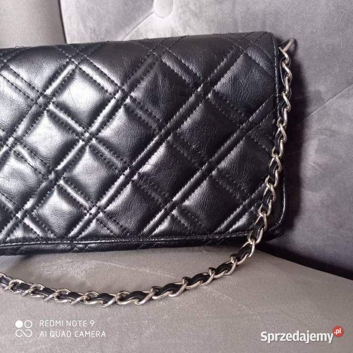 Pikowana czarna kopertówka Lubartów