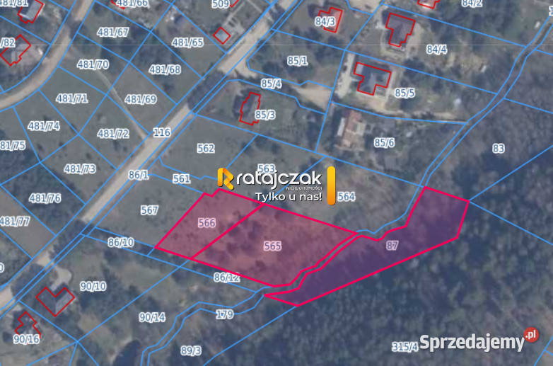 Działka Koleczkowo Jeziorna 5800m2