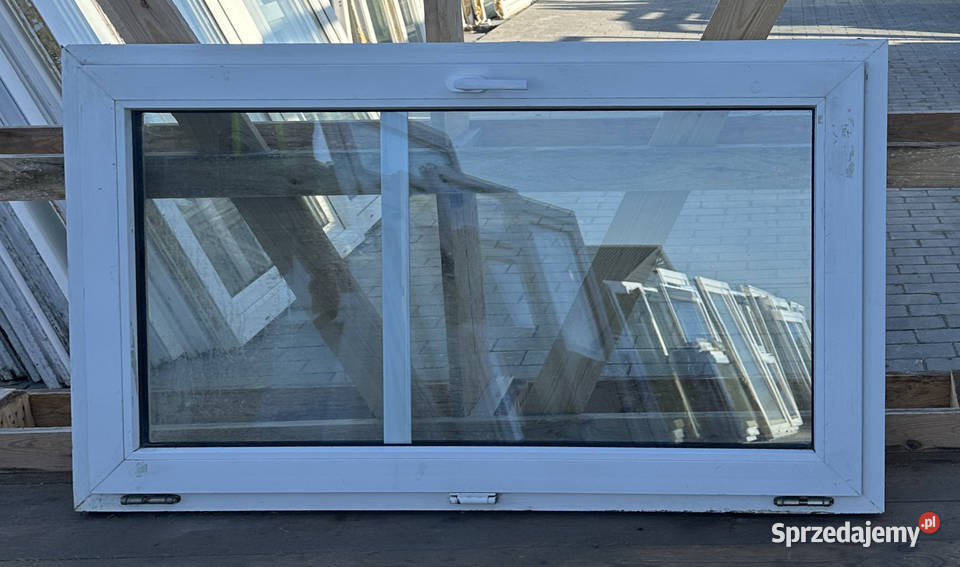 OKNA KacprzaK 134X82 OKNO Używane Plastikowe PCV Okna ścienne Budowa Lublin