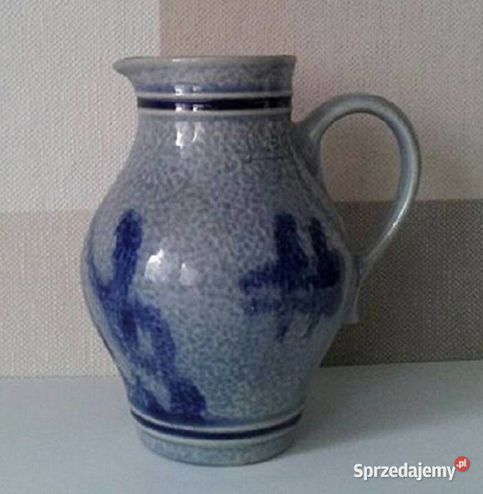 5 sztuk Ciężka Niemiecka kamionka marki Antyki Antyki Gdańsk