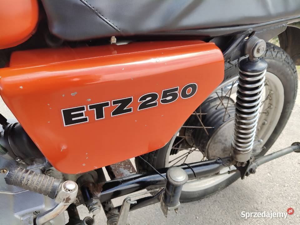 MZ ETZ 250 1985r z dokumentami