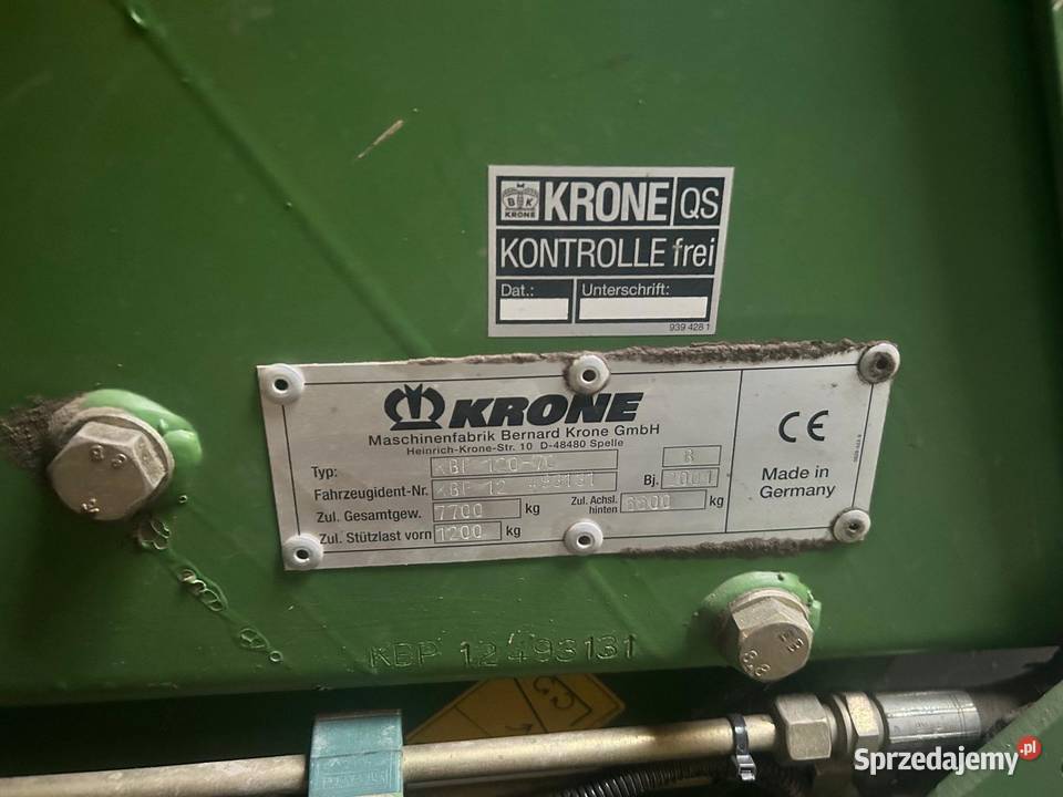 Prasa Krone Big Pack Kurznie sprzedam