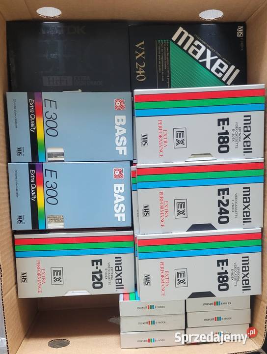 Kasety VHS nagrane małopolskie Kraków