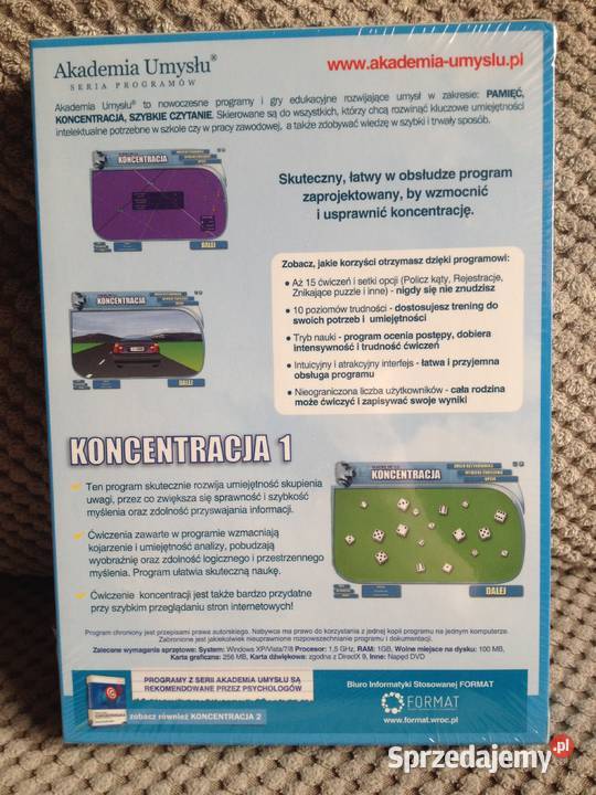 nowa zafoliowana Koncentracja Akademia Umysłu Kraków