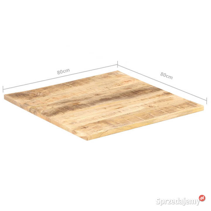 Blat stołu lite drewno mango 2527 mm 80x80 Warszawa