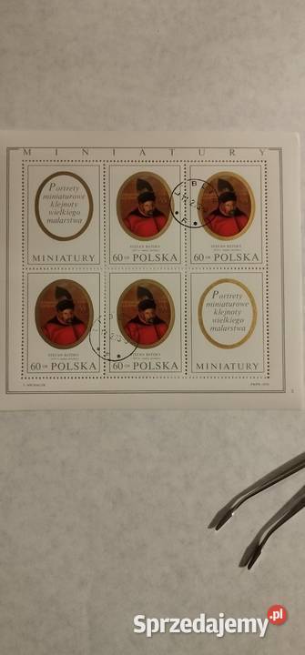 Bloczki komplet malarstwo 1970 Polska