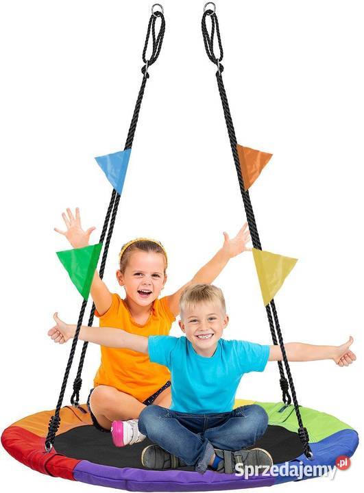 Huśtawka ogrodowa Bocianie Gniazdo XL 100 150 wielokolorowy Poznań sprzedam