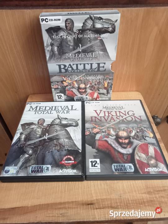 gra pc cd rom medieval viking invasion strategiczne