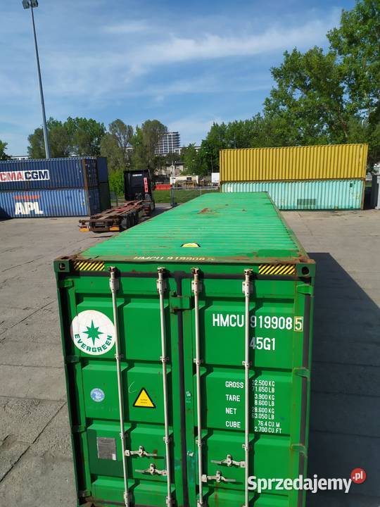 Kontener morski 40 HC 12 metrowy OKAZJA mazowieckie Wyszków sprzedam