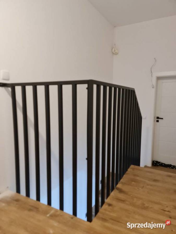 Balustrada Harfowa LOFT Lamele Stalowe pod Żukowo