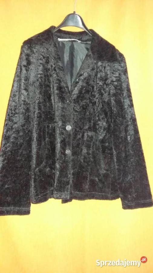 Żakiet futerkowy na podszewceczarnyM łódzkie Łódź sprzedam