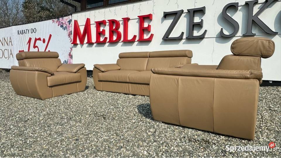Komplet wypoczynkowy Monaco II RABAT 35 ręki Komplety wypoczynkowe Meble śląskie Katowice