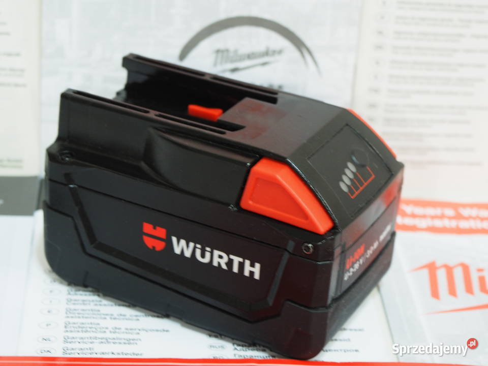 MILWAUKEE WURTH v28 M28 3Ah akumulator bateria mazowieckie Baszkówka sprzedam