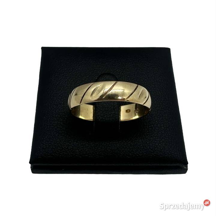 Złota Obrączka pr 585 349g R24