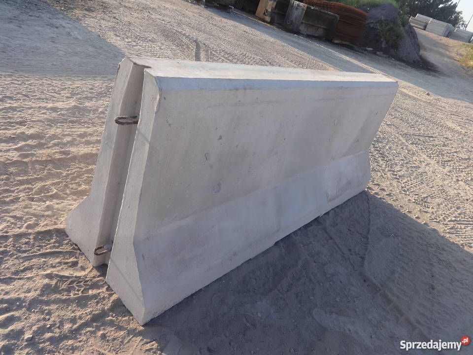 NOWE jednostronne bariery drogowe sprzedam