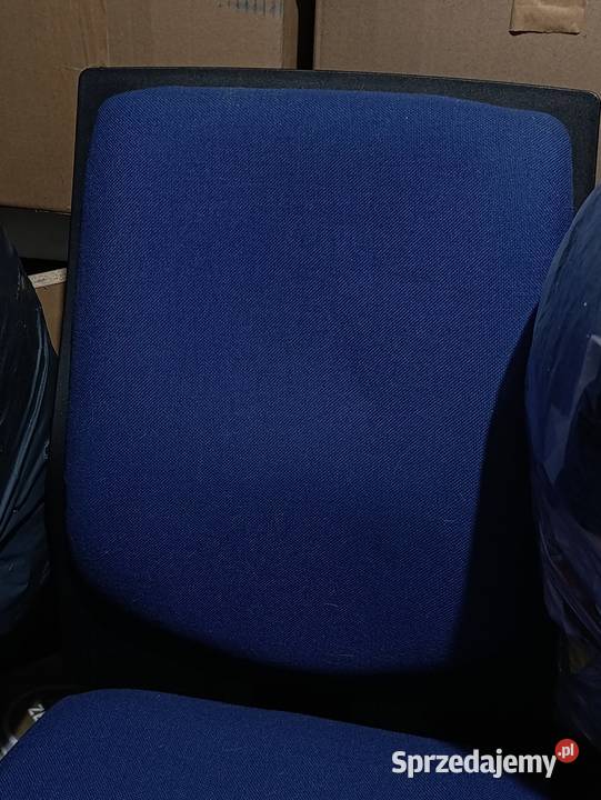 krzesło niebieskie granatowe Poznań