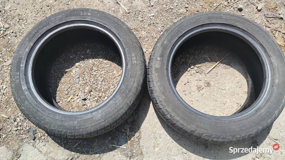 2 opony letnie 20555 R16 prawie nowe podkarpackie Czarna Sędziszowska