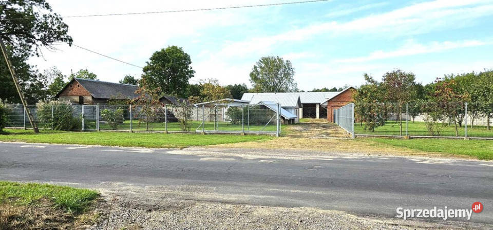 Budynki gospodarcze z dużą działką Kolonia Gołąb lubelskie Gołąb-Kolonia
