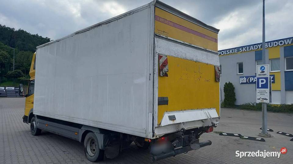 Mercedes Atego kontener winda spanie kurnik dolnośląskie Wałbrzych sprzedam
