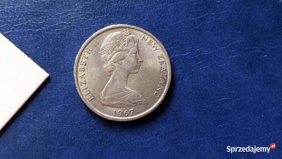 Stare monety 50 cent 1967 Nowa Zelandia Lesko