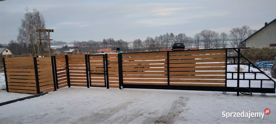 Drewniane ogrodzenia panelowe