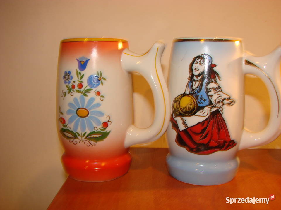 Lubiana wzór kaszubski kufel PRL