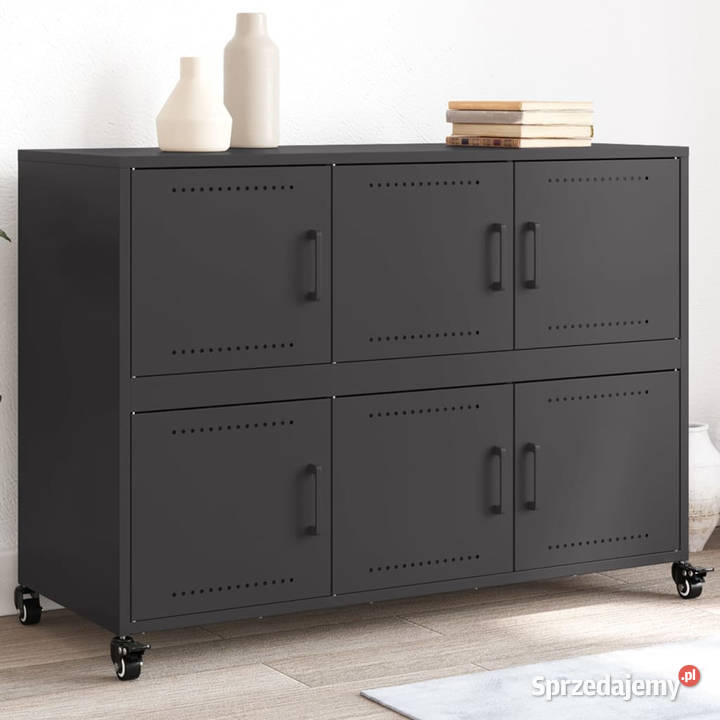 Szafka czarna 1005x39x72 stal WM846740 Warszawa