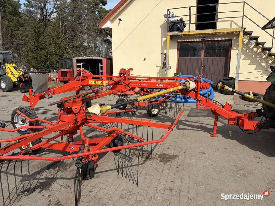 Zgrabiarka 2 karuzelowa Kuhn GA 6501 zagrabiarka Zgrabiarki i przetrząsacze Myszyniec