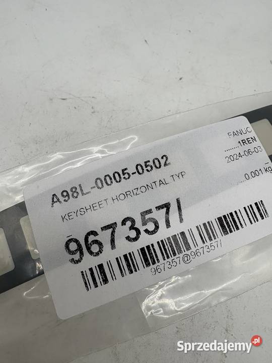 Fanuc A98L00050502 Keypad Warszawa sprzedam