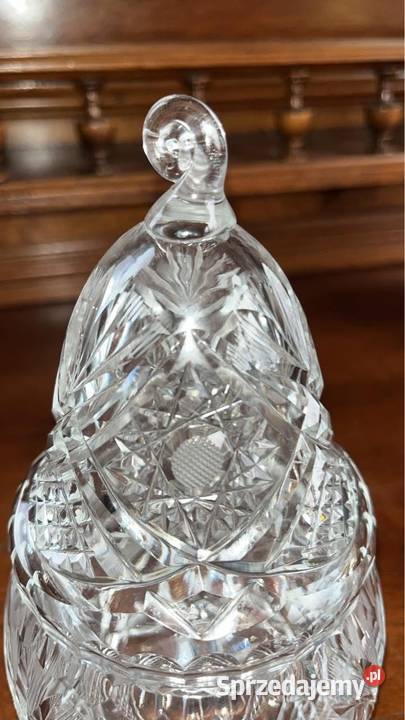 Puzderko kryształ Gruszka przezroczysta Czasy Gdańsk