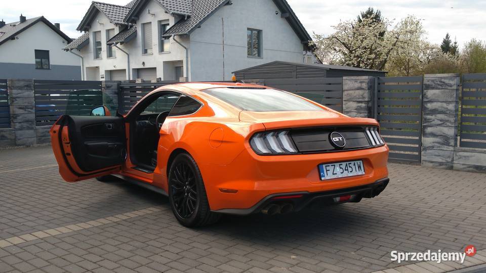 FORD MUSTANG GT V8 450 SALON POLSKA 052020 immobilizer lubuskie Zielona Góra