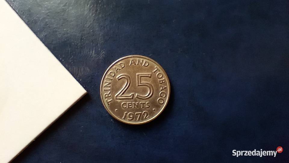 Stare monety 25 cent 1972 Trinidad i Tobago sprzedam