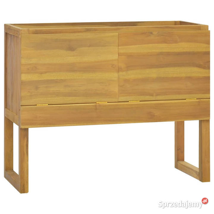 Szafka łazienkowa 90x40x755 lite drewno tekowe