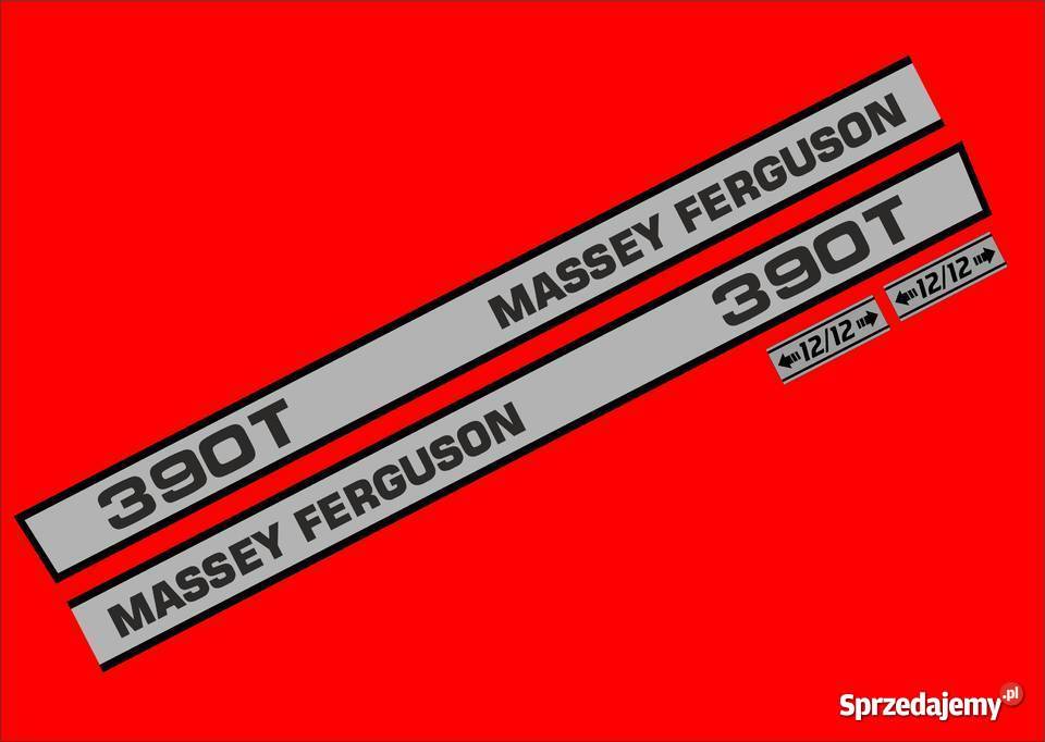naklejki massey ferguson 390t Jeżewo
