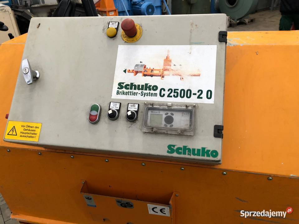 Brykieciarka Hydrauliczna SCHUKO Produkcja Bolesławiec