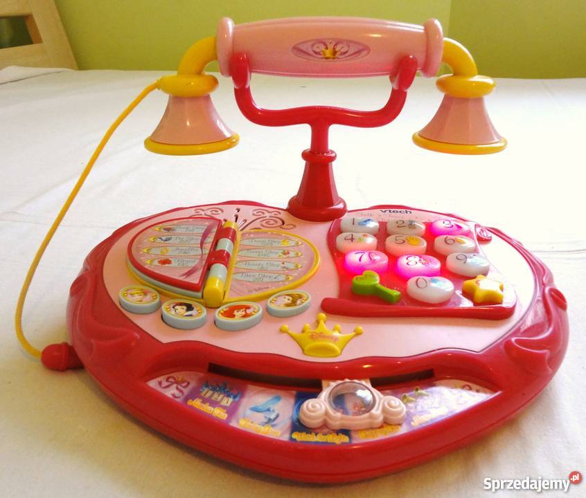 Różowy Interaktywny telefon Księżniczki VTECH Sa Edukacyjne Bydgoszcz